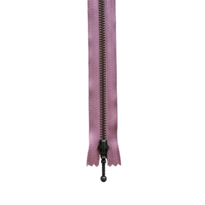 YKK Fast Lynlås Antik Messing 6 mm 35 cm